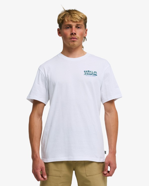 0 Lizard - T-Shirt f&uuml;r M&auml;nner Weiss EBYZT00566 Billabong