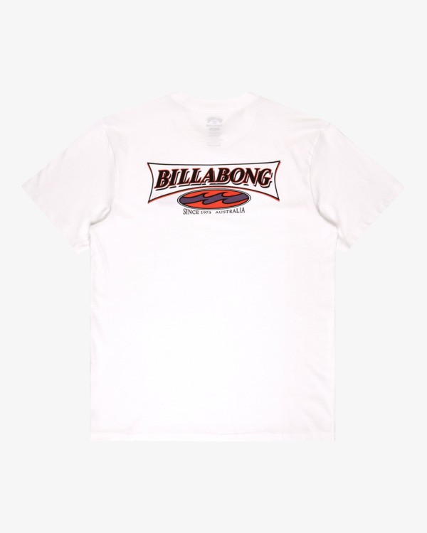 6 Burleigh - Short Sleeve T-Shirt for Men White EBYZT00573 Billabong