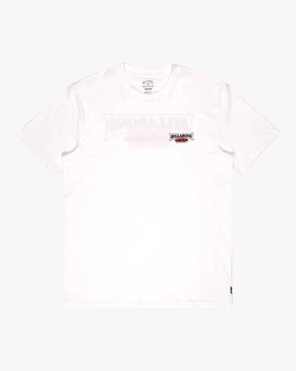 5 Burleigh - Short Sleeve T-Shirt for Men White EBYZT00573 Billabong