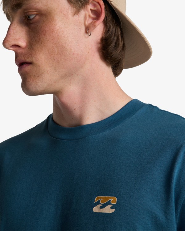 4 Icon Wave - T-shirt met korte mouwen voor Heren Blue EBYZT00575 Billabong