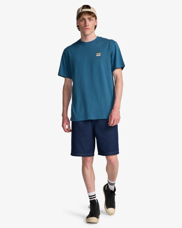 2 Icon Wave - T-shirt met korte mouwen voor Heren Blue EBYZT00575 Billabong