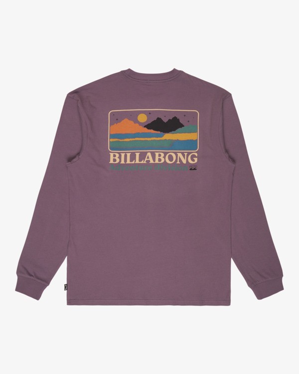 6 Range - T-shirt met Lange Mouwen voor Heren Purple EBYZT00576 Billabong