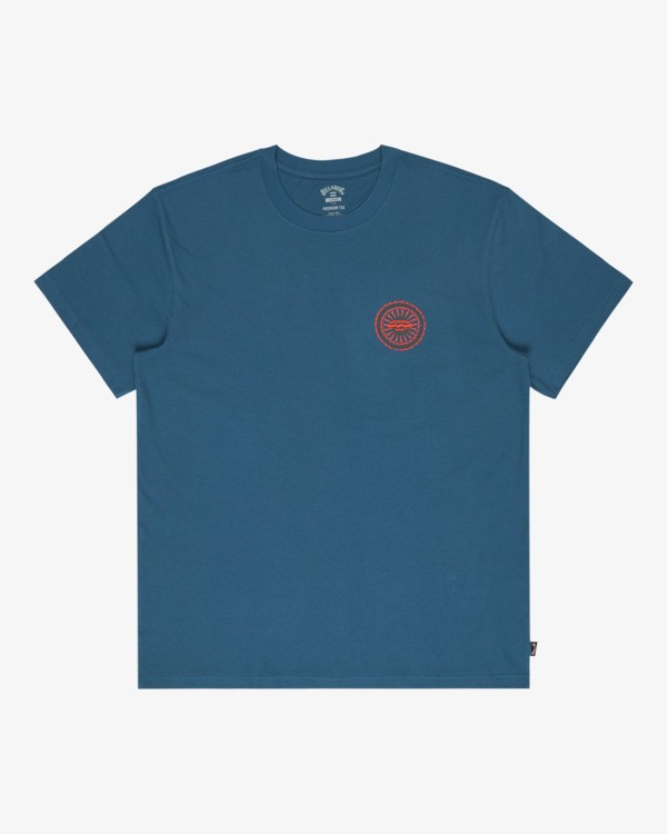 6 Re Issue - Short Sleeve T-Shirt for Men Blue EBYZT00577 Billabong