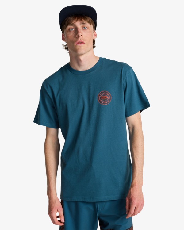 0 Re Issue - Short Sleeve T-Shirt for Men Blue EBYZT00577 Billabong