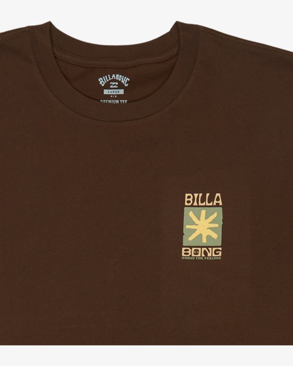 2 Good Times - Short Sleeve T-Shirt for Men Brown EBYZT00578 Billabong