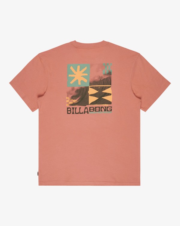 6 Good Times - T-shirt met korte mouwen voor Heren Pink EBYZT00578 Billabong