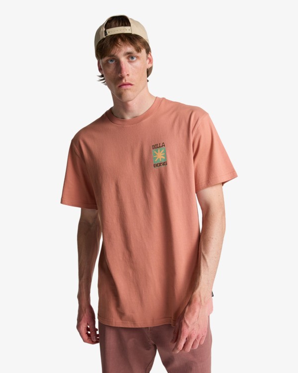 0 Good Times - T-shirt met korte mouwen voor Heren Pink EBYZT00578 Billabong