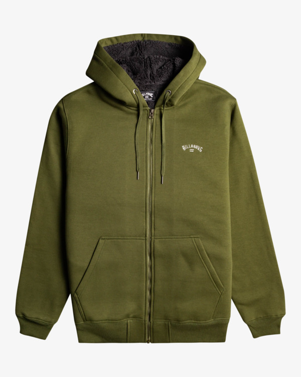 Olive green zip up hoodie mens on sale