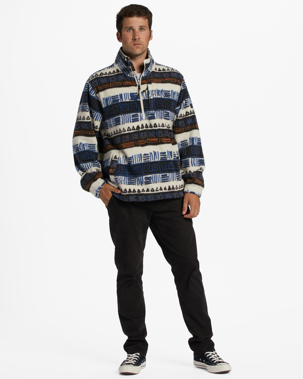 2 Boundary - Half Zip Mock Neck Fleece for Men Multi F1FL26BIF2 Billabong