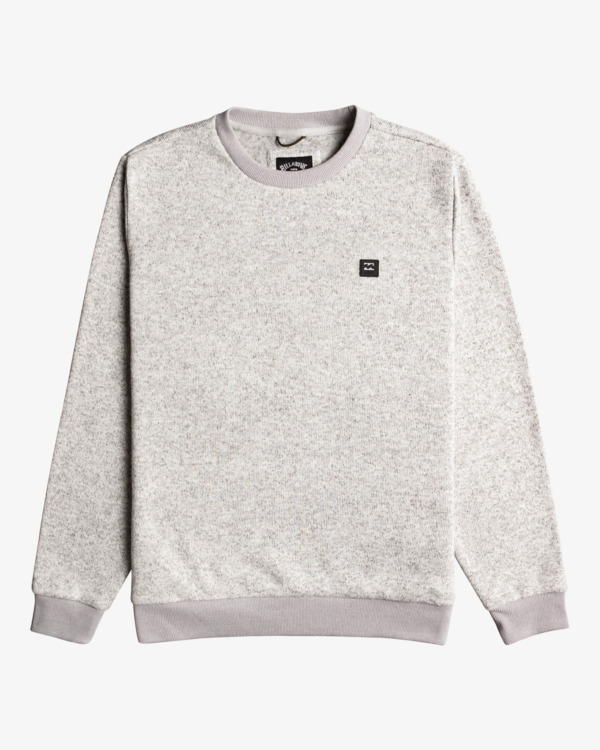 4 Boundary - Sweater voor Heren Gray F1FL30BIF2 Billabong