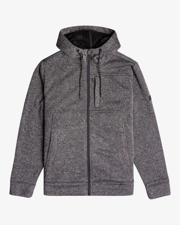 6 Boundary - Kapuzenpulli mit Reißverschluss für Männer Schwarz F1FL33BIF2 Billabong