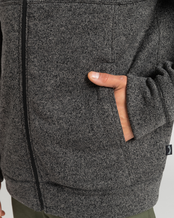 4 Boundary - Kapuzenpulli mit Reißverschluss für Männer Schwarz F1FL33BIF2 Billabong