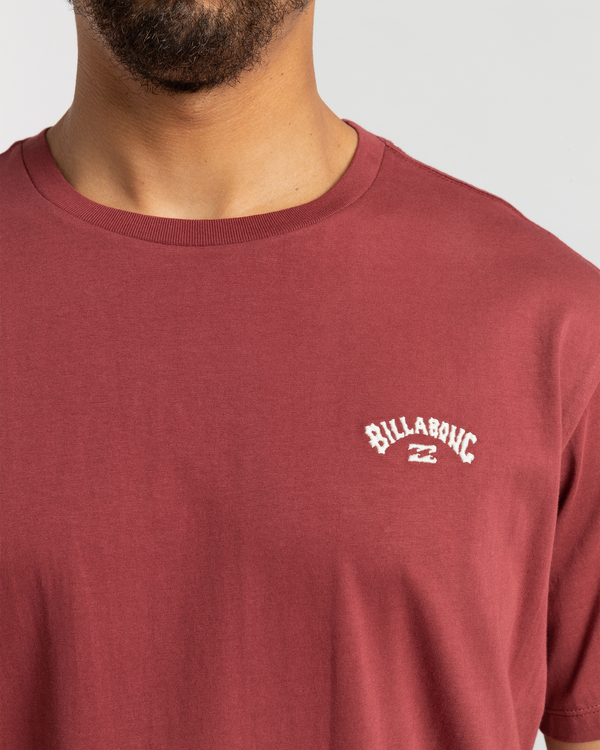 3 Arch - T- shirt met korte mouwen voor Heren Red F1JE11BIF2 Billabong