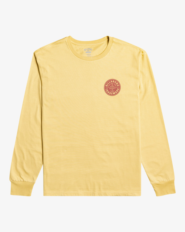 4 Stamp - Long Sleeve T- Shirt for Men Yellow F1LS06BIF2 Billabong
