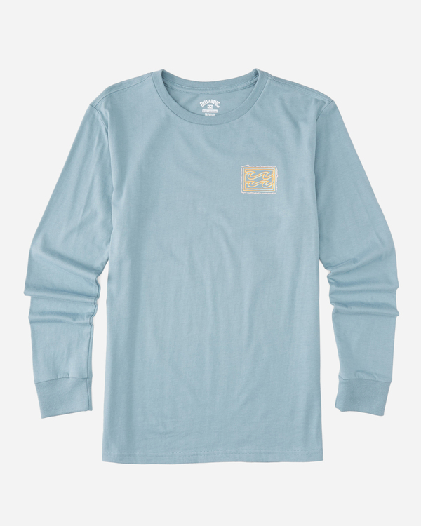 5 Crayon Wave - Long Sleeve T-Shirt for Men Blue F1LS09BIF2 Billabong