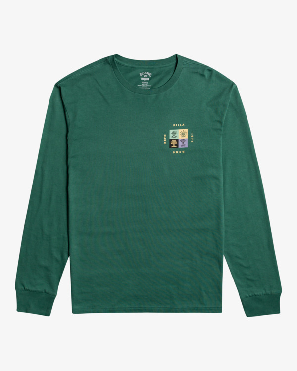 7 Unison - T-shirt met Lange Mouwen voor Heren Green F1LS11BIF2 Billabong