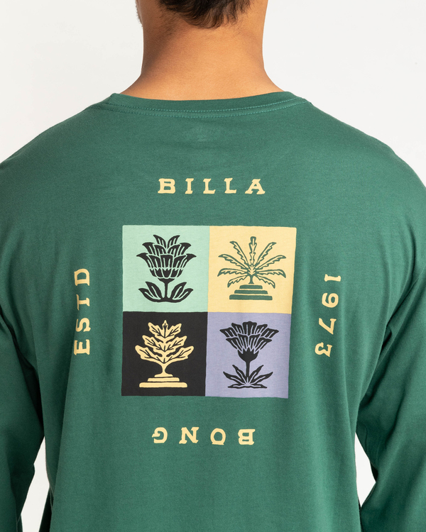 6 Unison - T-shirt met Lange Mouwen voor Heren Green F1LS11BIF2 Billabong