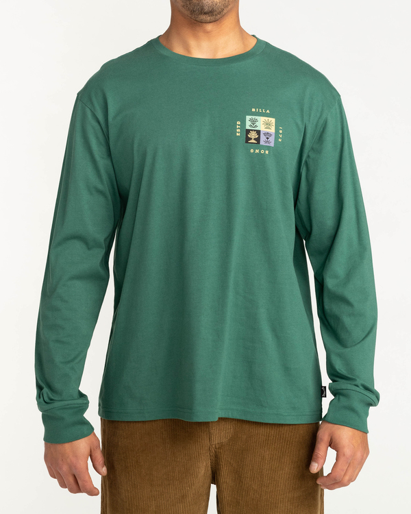 2 Unison - T-shirt met Lange Mouwen voor Heren Green F1LS11BIF2 Billabong
