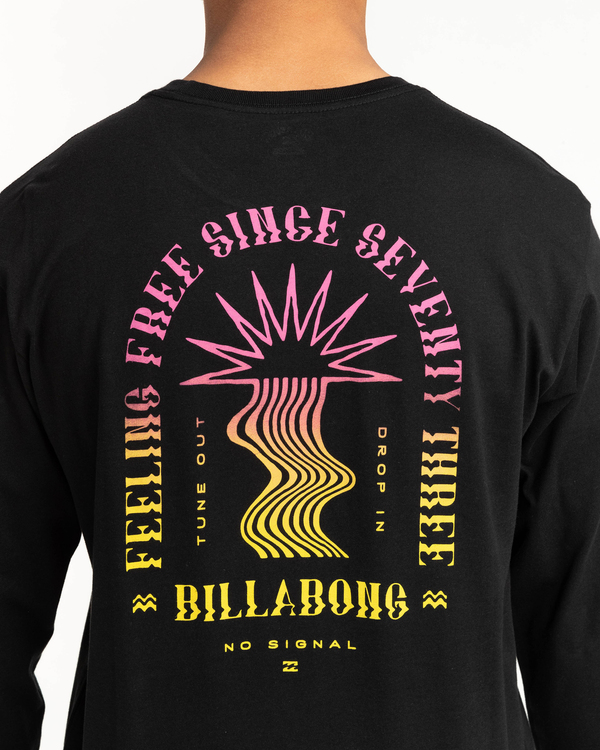 4 Sound Wave - T- shirt met Lange Mouwen voor Heren Black F1LS12BIF2 Billabong