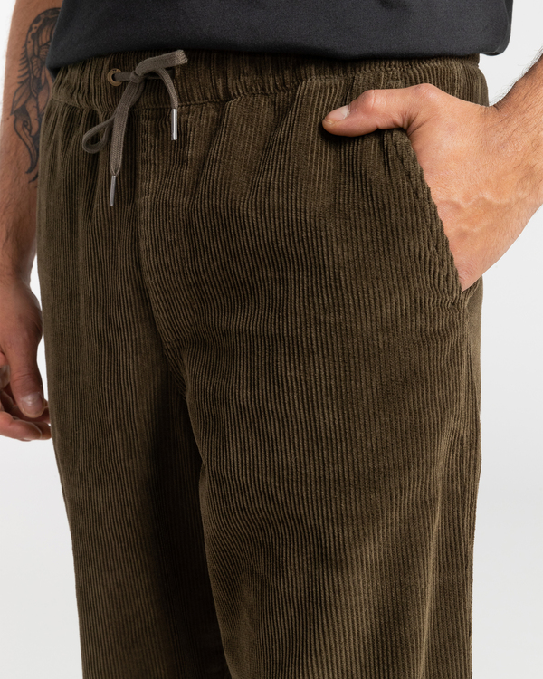 7 Bad Dog - Pantalon en velours c&ocirc;tel&eacute; pour Homme Marron F1PT05BIF2 Billabong