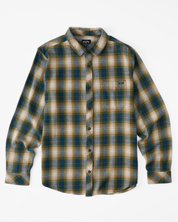 6 Coastline - Camicia in flanella da Uomo Blue F1SH23BIF2 Billabong