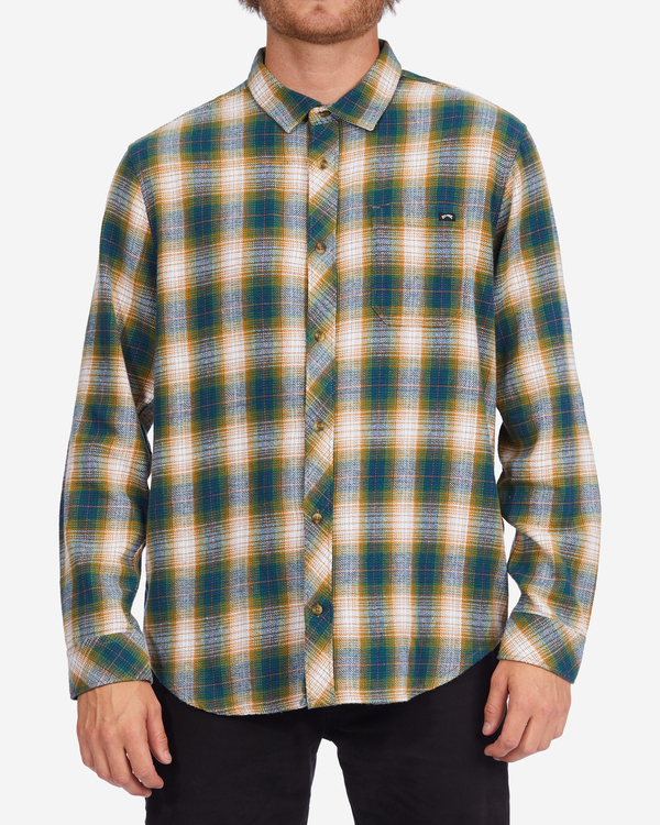 1 Coastline - Camicia in flanella da Uomo Blue F1SH23BIF2 Billabong