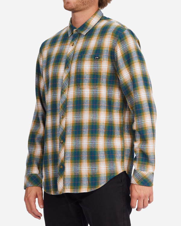 4 Coastline - Camicia in flanella da Uomo Blue F1SH23BIF2 Billabong