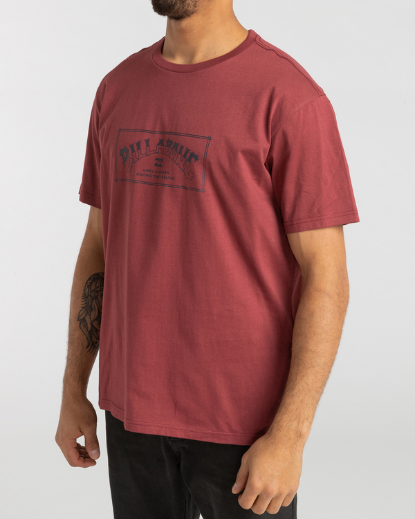 2 Arch - T- Shirt voor Heren Red F1SS07BIF2 Billabong