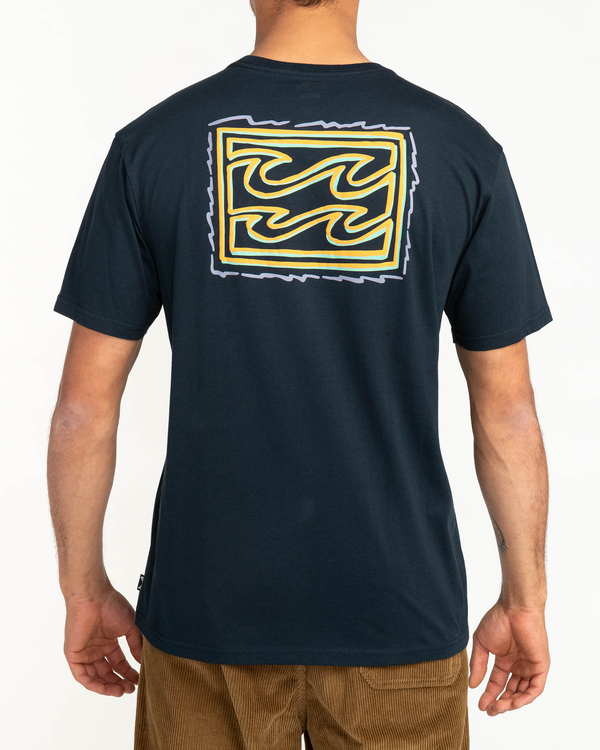 3 Crayon Wave - T- Shirt für Männer Blau F1SS12BIF2 Billabong