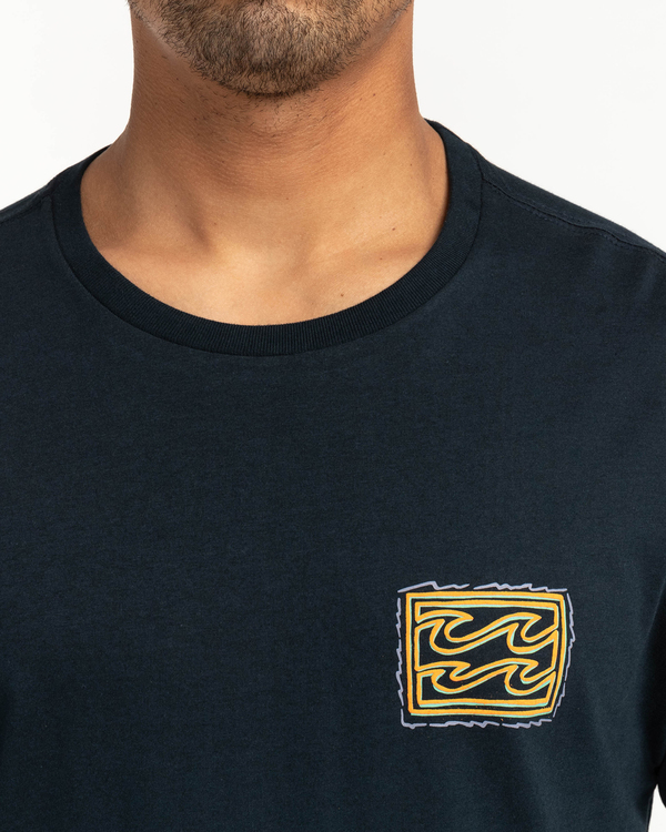2 Crayon Wave - T- Shirt für Männer Blau F1SS12BIF2 Billabong