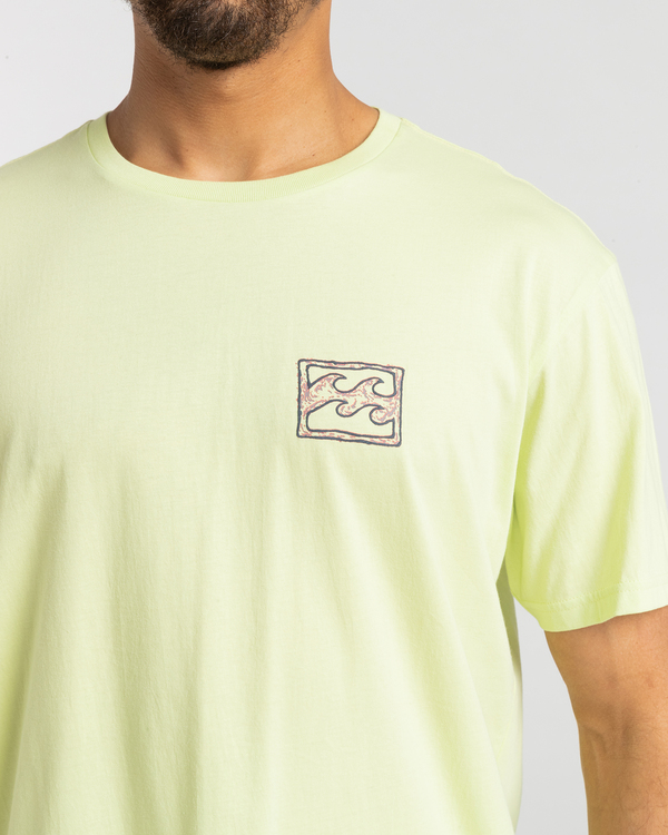 4 Crayon Wave - T- Shirt voor Heren Green F1SS12BIF2 Billabong