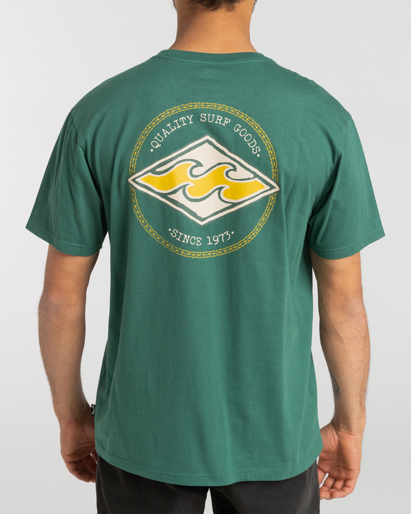 1 Rotor Diamond - T- Shirt voor Heren Green F1SS21BIF2 Billabong