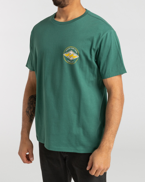 3 Rotor Diamond - T- Shirt voor Heren Green F1SS21BIF2 Billabong