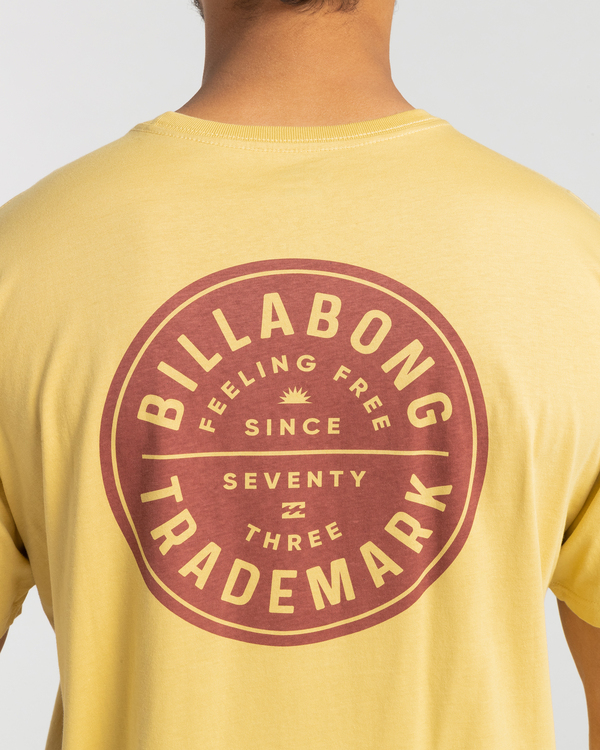 3 Stamp - T- Shirt voor Heren Yellow F1SS39BIF2 Billabong