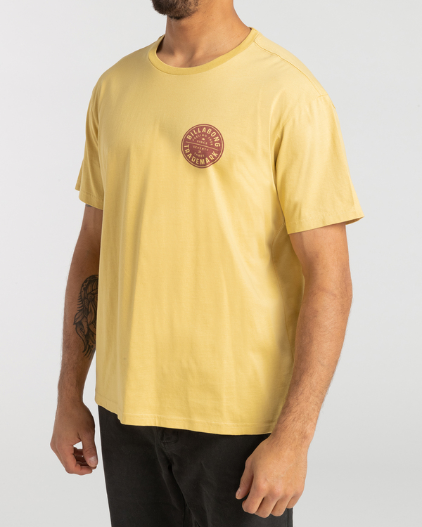 4 Stamp - T- Shirt voor Heren Yellow F1SS39BIF2 Billabong