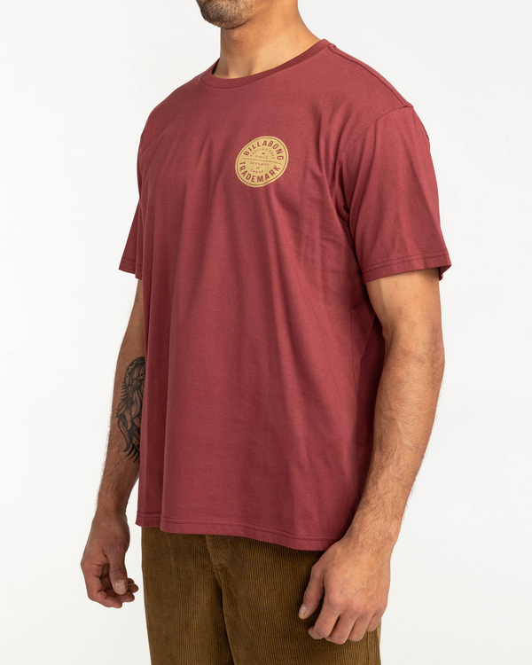 1 Stamp - T- Shirt voor Heren Red F1SS39BIF2 Billabong
