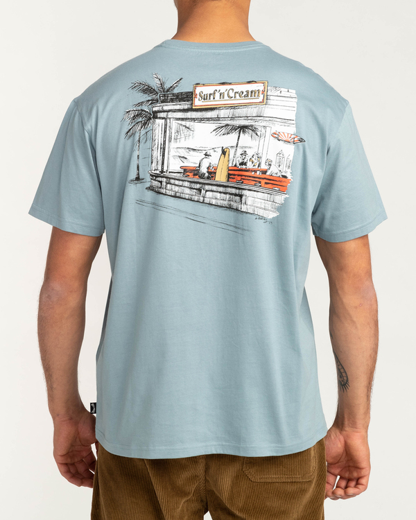 3 Surf N Cream - T- Shirt voor Heren Blue F1SS40BIF2 Billabong