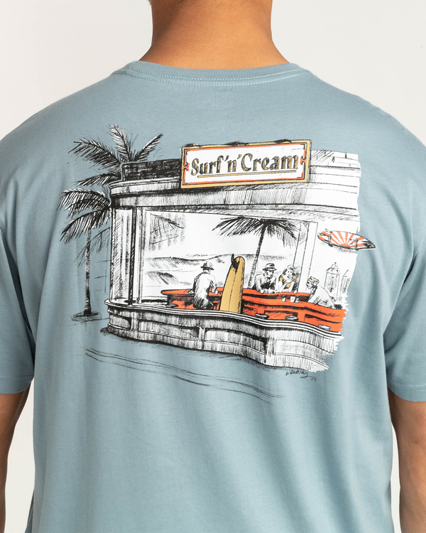4 Surf N Cream - T- Shirt voor Heren Blue F1SS40BIF2 Billabong