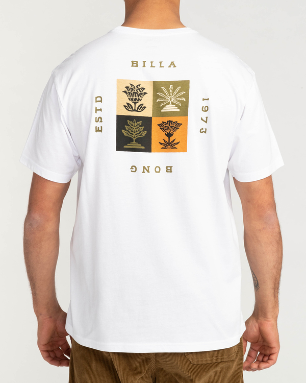 3 Unison - Maglietta da Uomo White F1SS41BIF2 Billabong