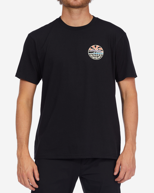 3 Shine - Camiseta para Hombre Negro F1SS56BIF2 Billabong