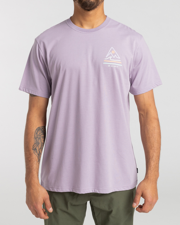 0 Peak - T- Shirt voor Heren Gray F1SS58BIF2 Billabong