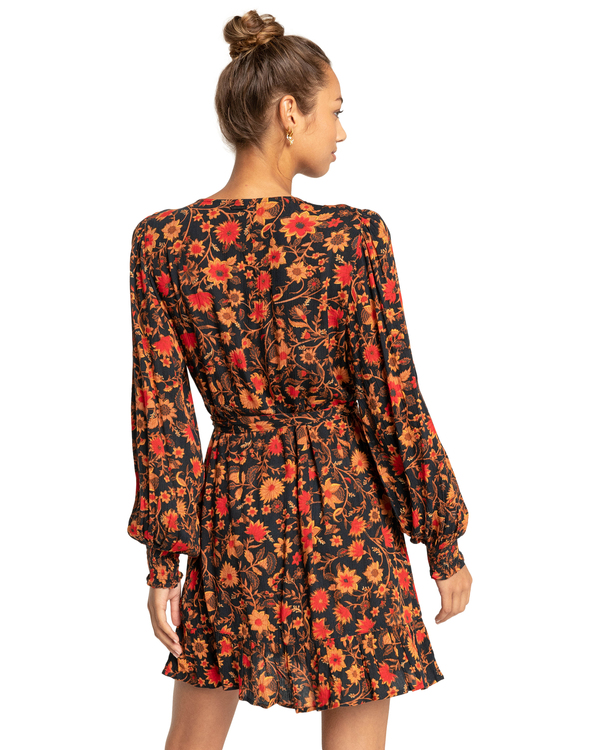 5 In My Heart - Mini- Wickelkleid für Frauen Schwarz F3DR25BIF2 Billabong