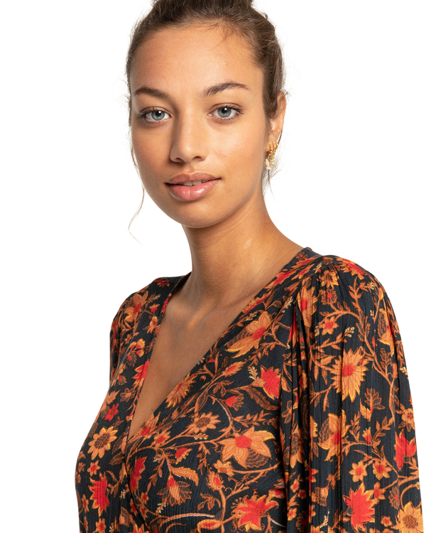 2 In My Heart - Mini- Wickelkleid für Frauen Schwarz F3DR25BIF2 Billabong