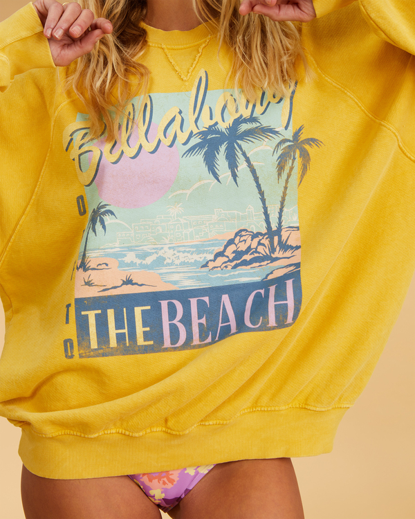 5 Salty Blonde Coastal - Sweatshirt for Women Yellow F3FL19BIF2 Billabong