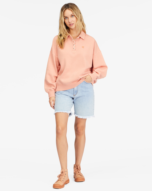 1 Lost Time - Sweatshirt for Women Pink F3FL20BIF2 Billabong