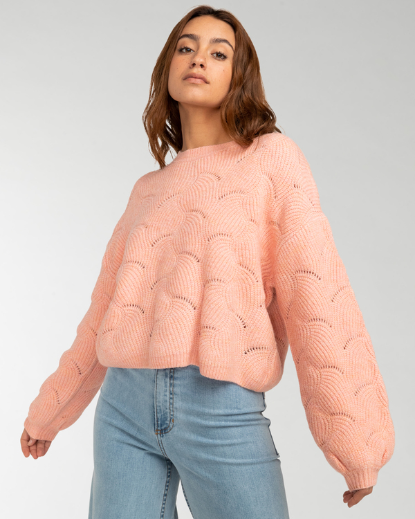 Billabong pink sweater best sale