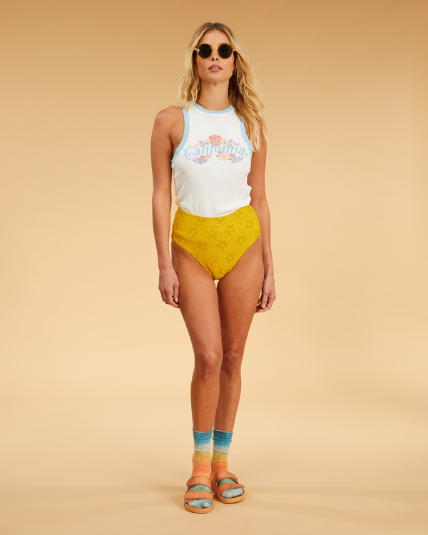 0 Salty Blonde High Route - Camiseta sin mangas para Mujer Marron F3KT11BIF2 Billabong