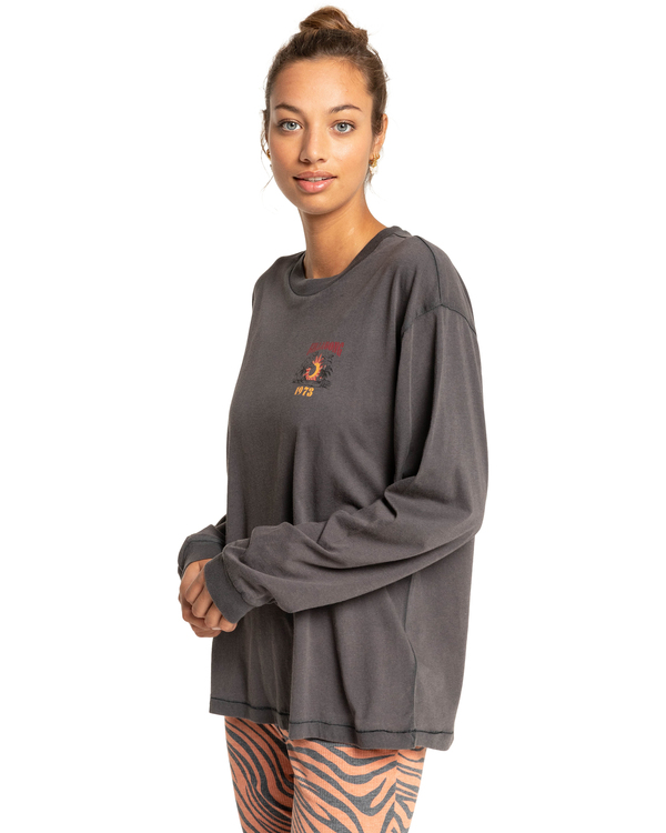 1 Tiger Night - Long Sleeve T-Shirt for Women  F3LS17BIF2 Billabong