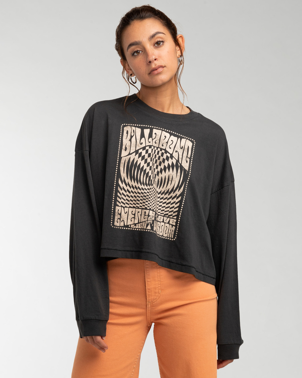 0 Go With Flow - Cropped T-shirt met Lange Mouw voor Dames  F3LS19BIF2 Billabong