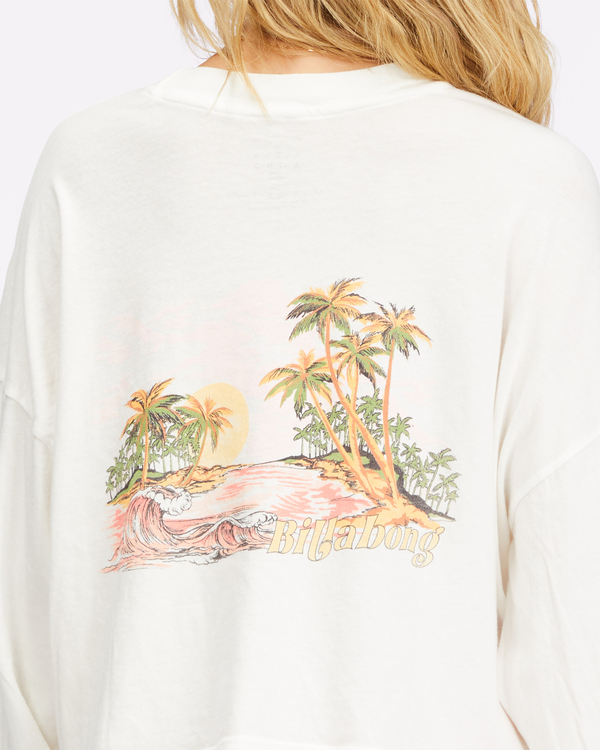 9 This Must Be The Place - Cropped T-shirt met Lange Mouw voor Dames  F3LS20BIF2 Billabong